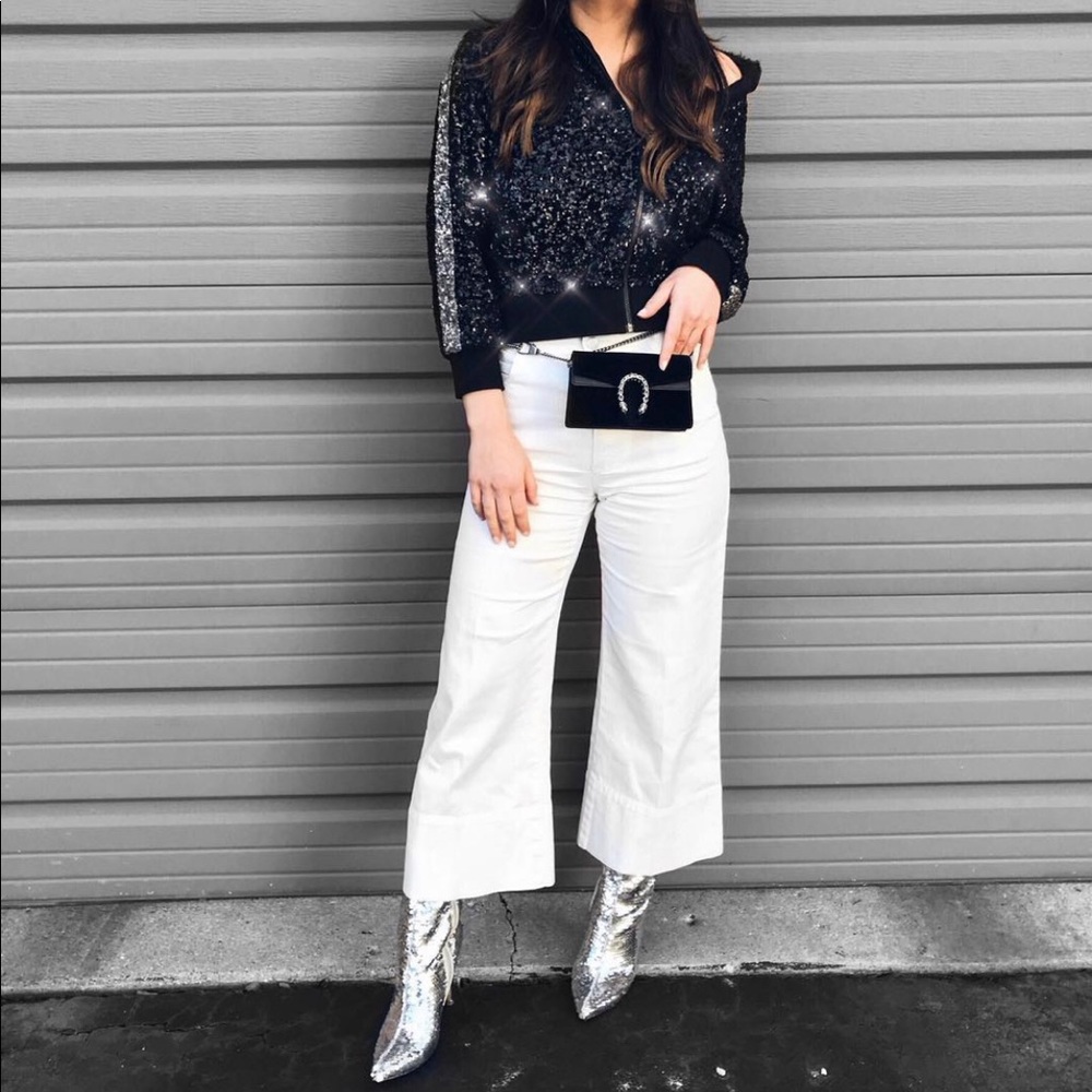 Stella McCartney white jeans
